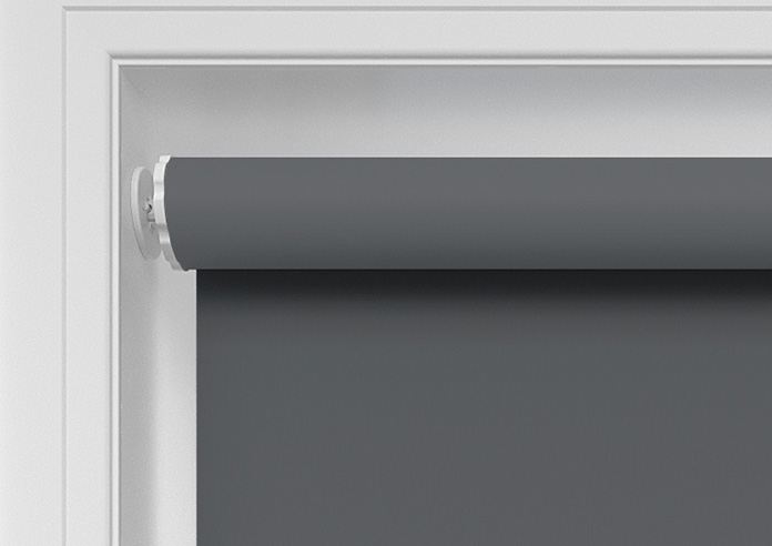Trapani (Blackout), Charcoal - Twist&Fit Roller Blind - Image 10